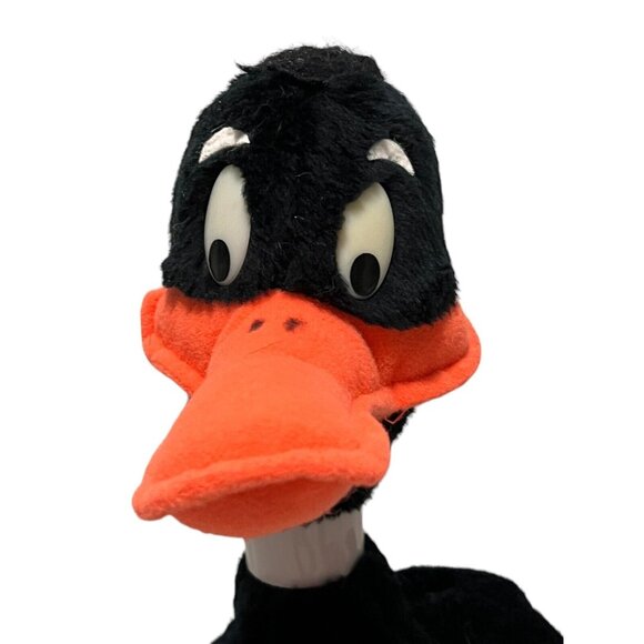 Vintage Warner Bros Daffy Duck Large Plush Vintage Mighty Star Posable Legs - Picture 2 of 9